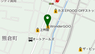 WonderGOO真岡店の地図画像