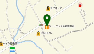 BIG ONE BOOK STORE若草店の地図画像