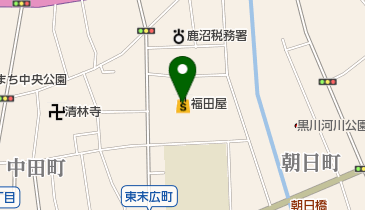 くまざわ書店鹿沼店の地図画像