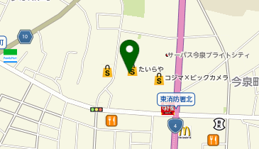 ブックオフ宇都宮今泉店の地図画像