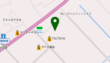 ブックオフ栃木さくら店の地図画像