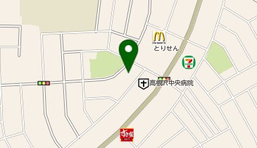 ダイソーとりせんドラッグウェル高根沢店の地図画像