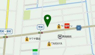 ダイソー北真岡店の地図画像