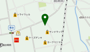 ダイソーヨークタウン矢板店の地図画像