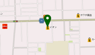 ワッツウィズみぶイオン店の地図画像