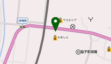 ダイソーかましん益子店の地図画像
