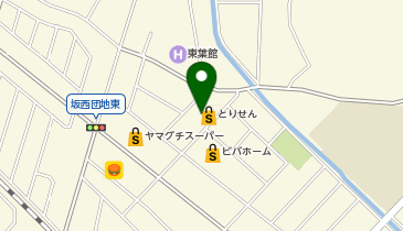 ダイソーとりせん葉鹿店の地図画像
