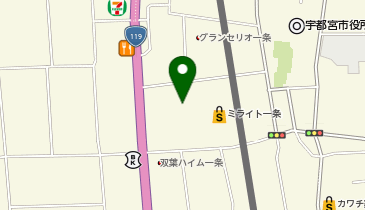 ダイソーミライト一条店の地図画像