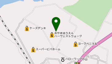 ABC MARTおやまゆうえんハーヴェストウォーク店の地図画像
