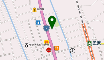 auショップ氏家の地図画像