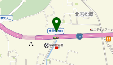 auショップ宇都宮西川田の地図画像