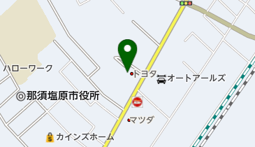 栃木トヨタ自動車黒磯店の地図画像