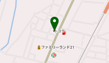 栃木トヨタ自動車壬生店の地図画像