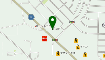 栃木トヨタ自動車栃木店の地図画像