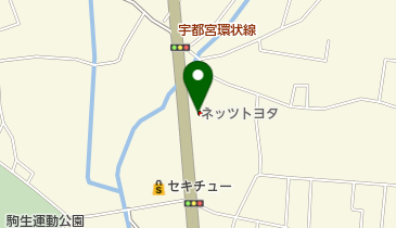 ネッツトヨタ宇都宮宇都宮西店の地図画像
