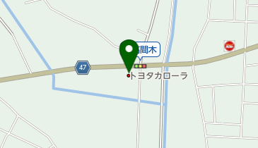 トヨタカローラ栃木真岡店の地図画像
