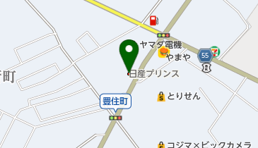 日産プリンス栃木黒磯店の地図画像