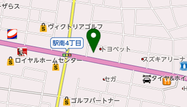 レッドバロン小山の地図画像