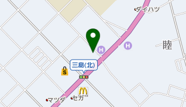 東日本三菱自動車販売西那須野店の地図画像