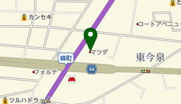 北関東マツダ宇都宮駅東店の地図画像