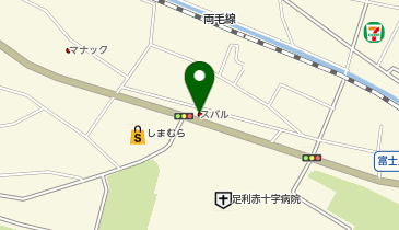 スバルショップ足利横田自動車販売の地図画像