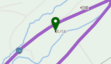 栃木スバル自動車日光店の地図画像