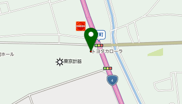 栃木ダイハツ販売ダイハツ矢板の地図画像