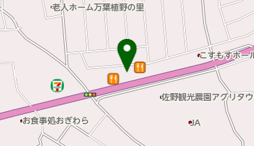 レッドバロン佐野の地図画像