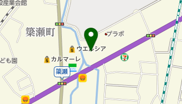 フォルクスワーゲン栃木中央の地図画像