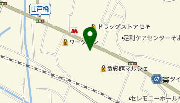 フォルクスワーゲン足利の地図画像