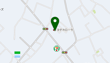 トヨタカローラ栃木中古車にしなすのの地図画像