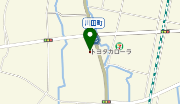 トヨタカローラ栃木中古車かわだの地図画像