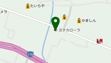 トヨタカローラ栃木日光今市店の地図画像