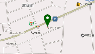 ネッツトヨタ栃木佐野富岡店の地図画像