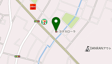 トヨタカローラ栃木佐野店の地図画像