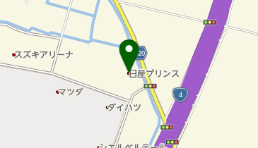 日産プリンス栃木インターパーク店U-Carショップの地図画像