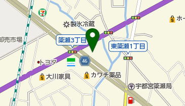 Honda Cars栃木東U-Select宇都宮東の地図画像