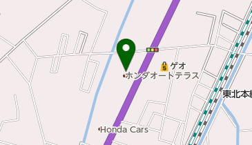 Honda Cars南栃木U-Select小山北の地図画像
