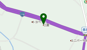 東日本三菱自動車販売日光森友店の地図画像