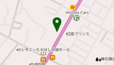 栃木スバル自動車カースポット小山南の地図画像