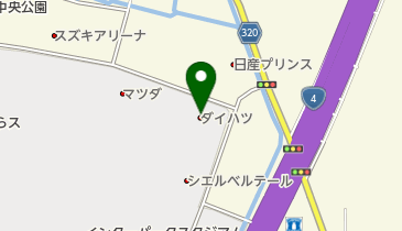 栃木ダイハツ販売インターパーク店の地図画像