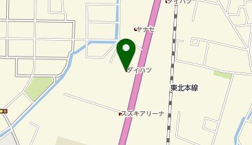 栃木ダイハツ販売U-CAR宇都宮本店の地図画像