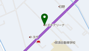スズキアリーナ那須の地図画像