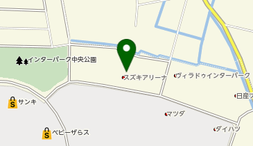 スズキ自販栃木スズキアリーナインターパークの地図画像