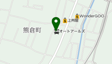 オートアールズ真岡店の地図画像