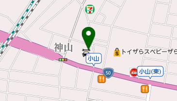 ジェームス小山神山店の地図画像