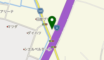 タイヤランド宇都宮の地図画像