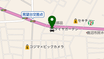 タイヤガーデンイシズカの地図画像