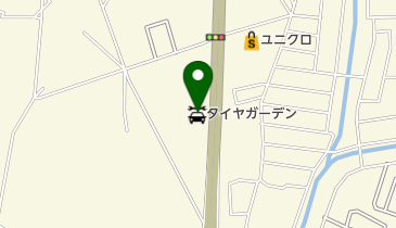 タイヤガーデン宇都宮の地図画像