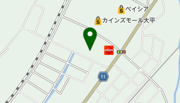 オートアールズ大平モール店の地図画像